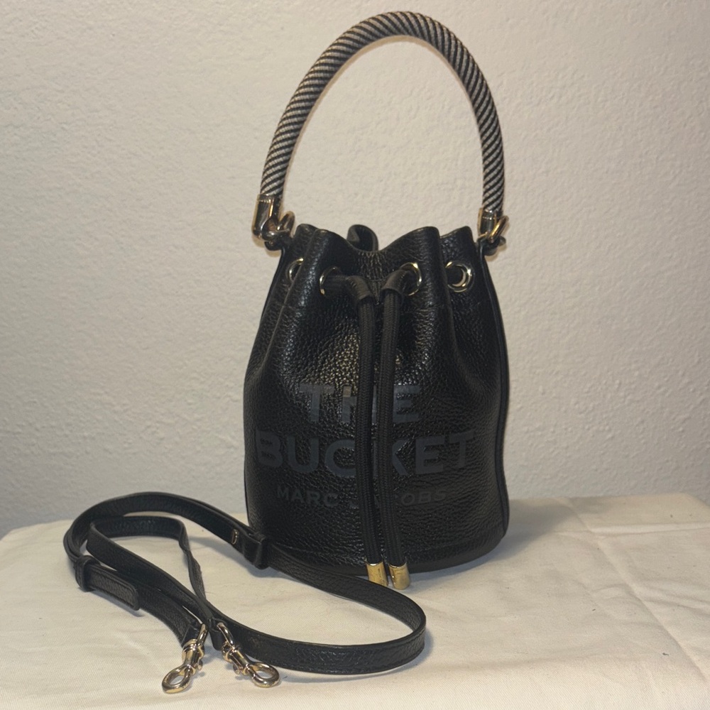 Marc Jacobs Black Bucket Shoulder Bag
